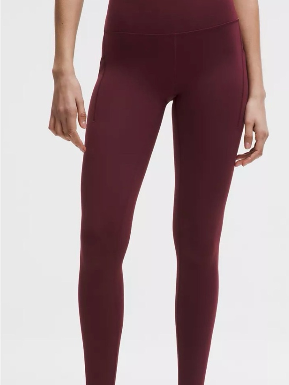 lululemon athletica High-Rise Maroon Performance Leggings